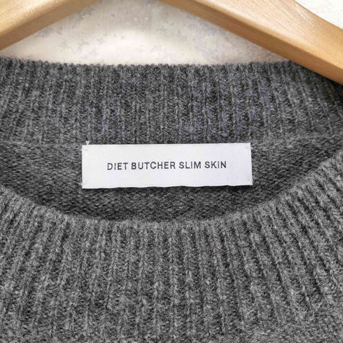 ダイエットブッチャースリムスキン DIET BUTCHER SLIM SKIN ダメージ加工ニット メンズ  2